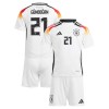 Maglia ufficiale Germania Gundogan 21 Casa Euro 2024 per Bambino